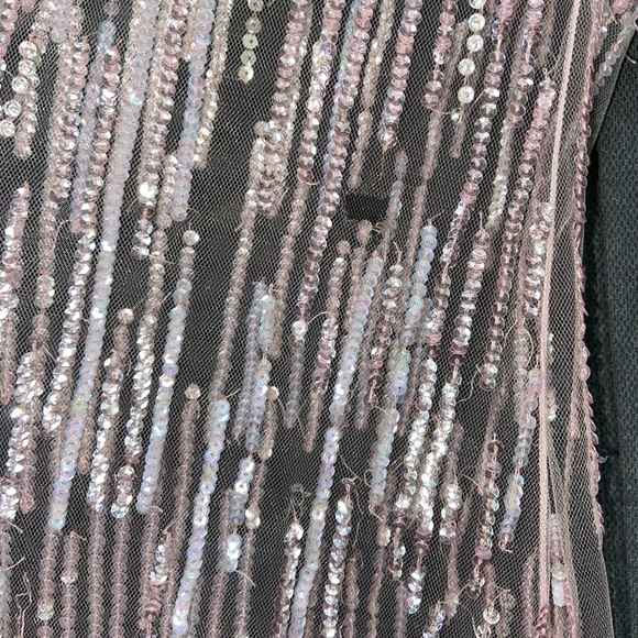 Amen Black Label Pink Sequin Tulle Flare Pants 38 - Picture 7 of 8
